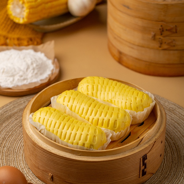 Golden Paste Corn Bun